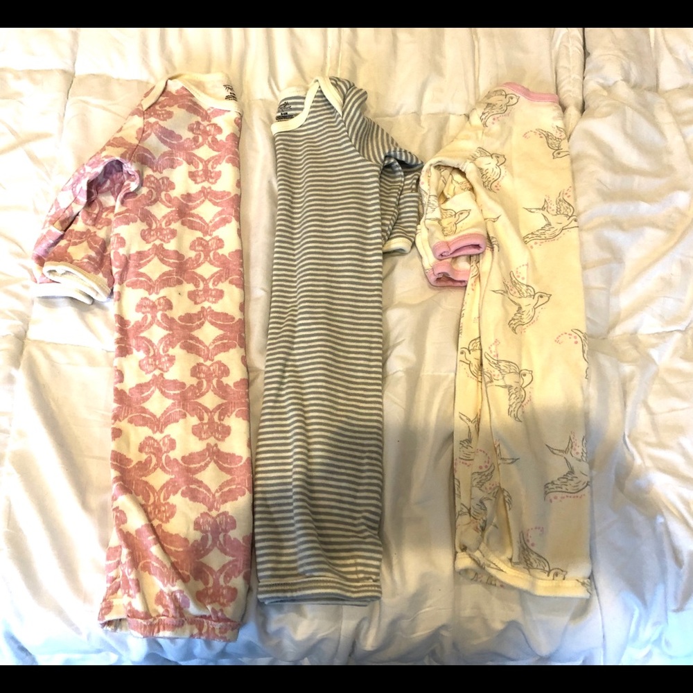 Baby girl sleep dresses 0-6 months